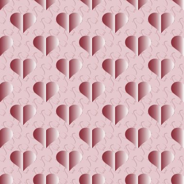 Sevgililer günün kutlu olsun. Vektör çizim arka plan. Dekoratif çiçek, kalp