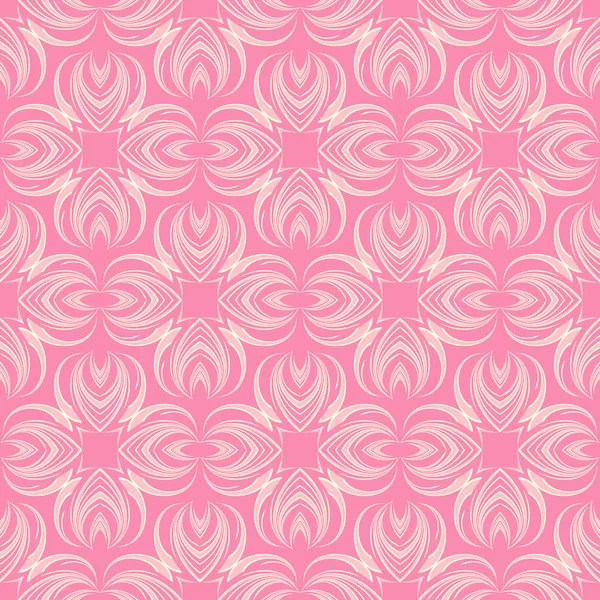 Fondo de ilustración vectorial sin costura de flores ornamentales abstractas. Se puede utilizar para fondos de pantalla, llenar imágenes, página web, fondo, superficie — Vector de stock