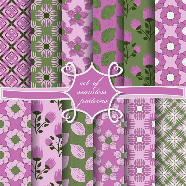 sorunsuz soyut vektör kağıt dekoratif çiçek, şekiller ve dekorasyon için tasarım öğeleri kümesi