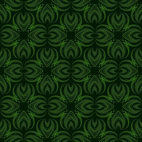 Fondo de ilustración vectorial sin costura de flores ornamentales abstractas. Se puede utilizar para fondos de pantalla, llenar imágenes, página web, fondo, superficie — Vector de stock