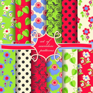 sorunsuz soyut vektör kağıt dekoratif çiçek, şekiller ve dekorasyon için tasarım öğeleri kümesi