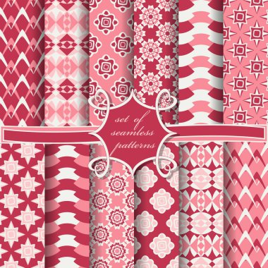 sorunsuz vektör kağıt soyut şekiller ve dekorasyon için tasarım öğeleri kümesi