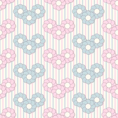 sorunsuz çiçek desenleri bebek tasarım vektör