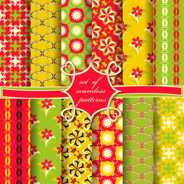 sorunsuz vektör kağıt soyut şekiller, dekoratif çiçek, dairesel desenler ve dekorasyon için tasarım öğeleri kümesi