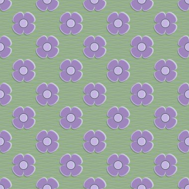 sorunsuz vektör çizim arka plan dekoratif çiçeklerle