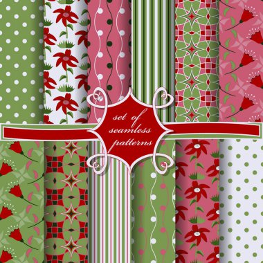  Soyut şekilleri, dekoratif çiçekleri ve dekorasyon için tasarım unsurları olan pürüzsüz vektör kağıtları.