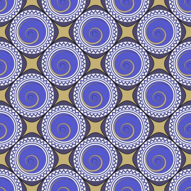 soyut geometrik şekiller, bukleler Dikişsiz vektör illüstrasyon arka plan