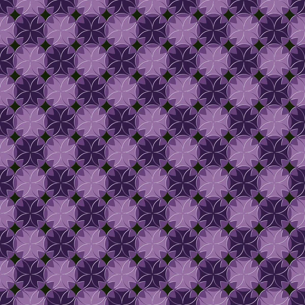 抽象的な幾何学的形状のシームレスなパターン。ベクトルイラストの背景 — ストックベクタ