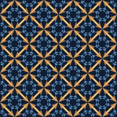 Soyut geometrik desen. Dikişsiz vektör illüstrasyon arka plan