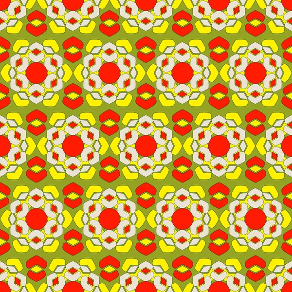 Abstrakte Geometrische Muster Nahtlose Vektor Hintergrund Illustration — Stockvektor