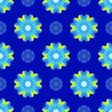 Soyut dairesel şekiller deseni. Dikişsiz vektör illüstrasyon arka plan