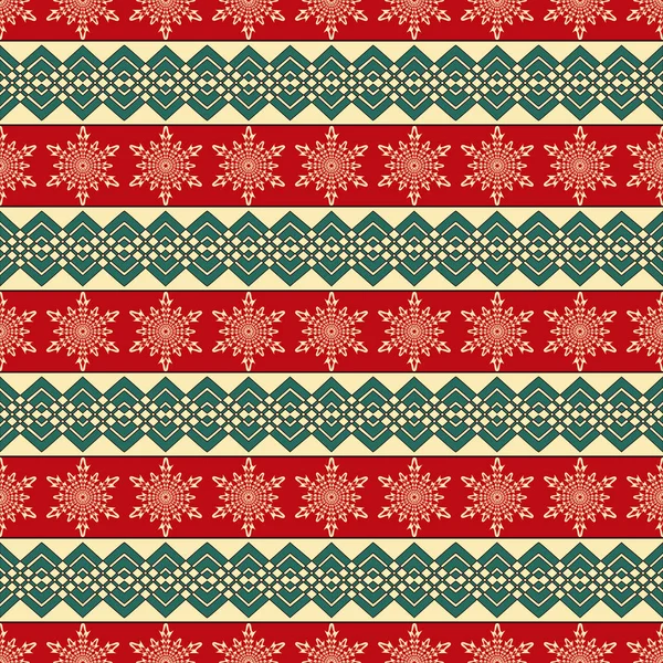 Copos Nieve Patrones Navidad Abstractos Fondo Ilustración Vectorial — Vector de stock