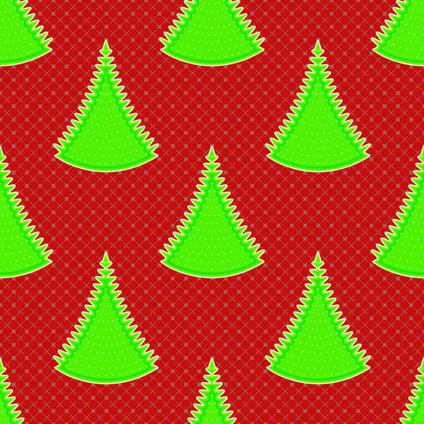 クリスマス ツリー シームレスなクリスマス ベクトル イラスト背景 — ストックベクタ