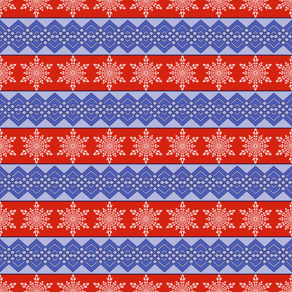 Snowflakes, abstract christmas patterns. Vector illustration background.