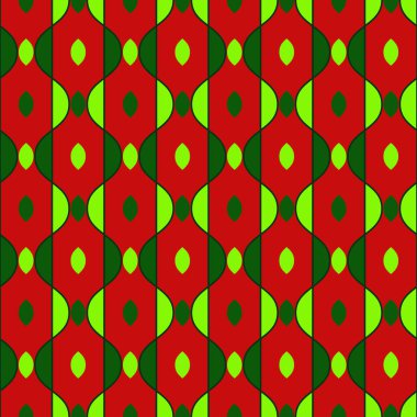 Çok renkli soyut geometrik şekiller deseni. Dikişsiz vektör arka plan illüstrasyon