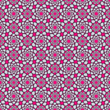 Soyut geometrik şekillerin deseni. Dikişsiz vektör arka plan çizimi