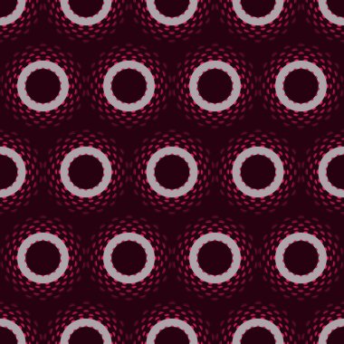 Soyut dekoratif dairesel desenler. Kusursuz vektör arkaplan çizimi.