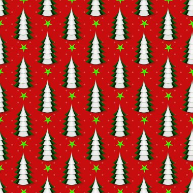Noel ağacı. Sorunsuz Noel vektör çizim arka plan