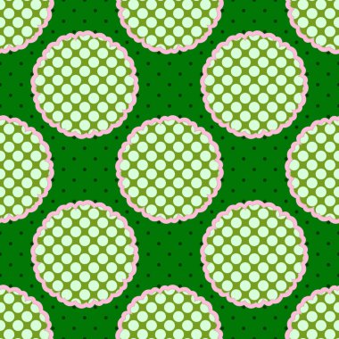 Kusursuz vektör soyut arka plan. Dekoratif dairesel şekiller. Duvar kağıdı, resim dolgusu, web sayfası, arkaplan, yüzey için kullanılabilir.