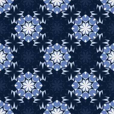 Kusursuz vektör soyut arka plan. Soyut dekoratif şekillerin deseni. Duvar kağıdı, resim dolgusu, web sayfası, arkaplan, yüzey için kullanılabilir.