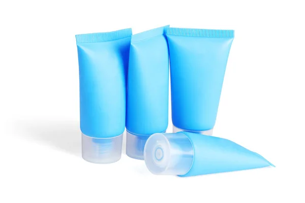 Blank Plastic Tubes for Body Care Products — Stock Photo, Image