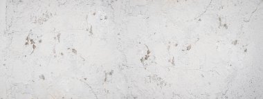 Old gray background texture of plaster. Worn texture of cement concrete wall. Abstract banner with copy space background for design clipart