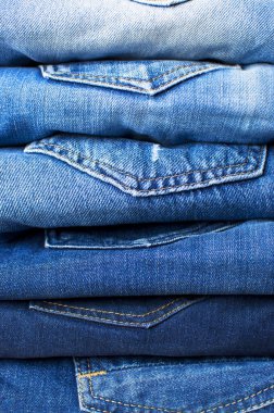 Güzel mavi jeans detayını. Mavi jean arka plan. Mavi kot kot doku. Kot arka plan. Giyim, moda