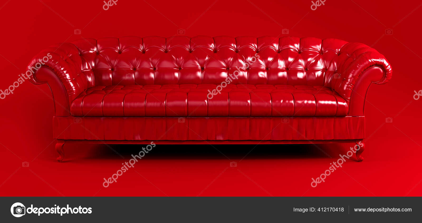 Retro 2024 red couch
