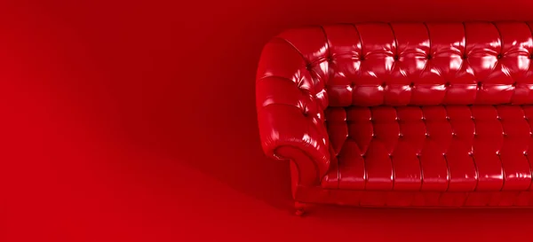 Red Quilted Leather Sofa On, Red Sofa Leather
