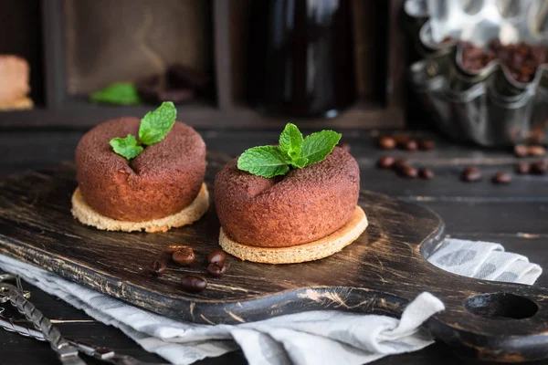 Çikolata ve kahve çekirdeği kek