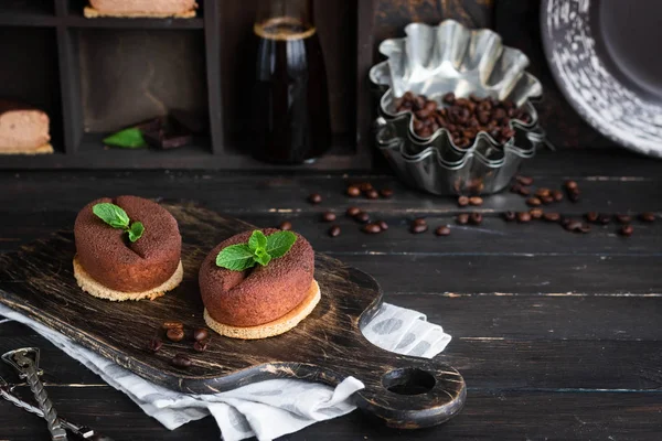 Çikolata ve kahve çekirdeği kek