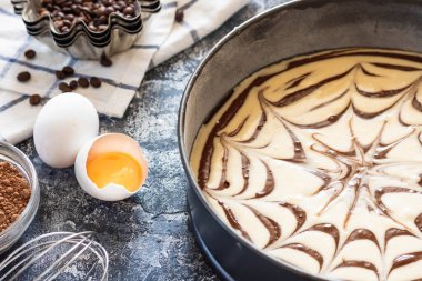 Zebra adında tatlı bir pasta yapma süreci
