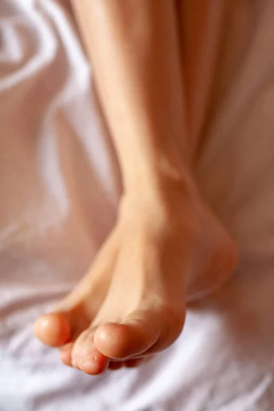 Pánské špičky, zdravé nehty na nohou — Stock fotografie