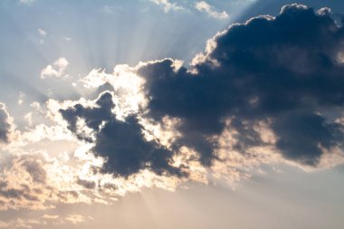 bulutlu mavi gökyüzü arkaplanı