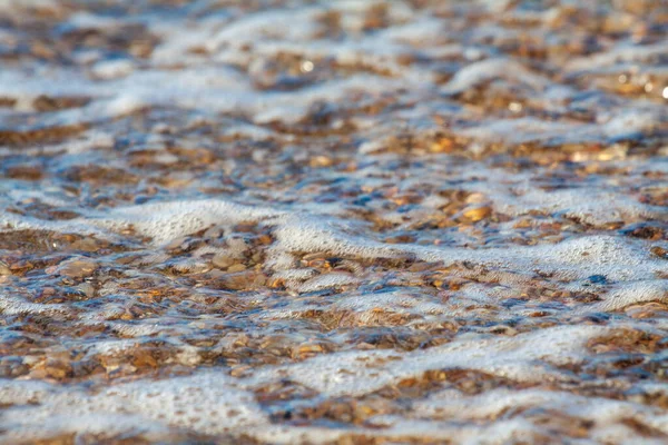 Θάλασσα Βότσαλα Χρωματισμένο Γρανίτη Στις Πέτρες Φόντο Παραλία Ακτή Της — Φωτογραφία Αρχείου