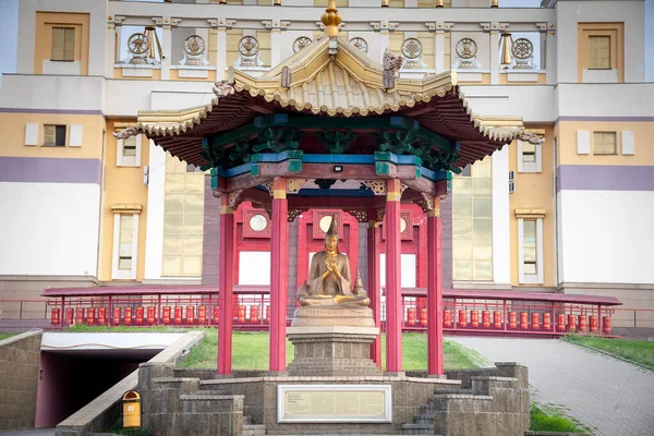 Elista Russia August 2018 Golden Abode Buddha Shakyamuni Buddha Temple — 图库照片