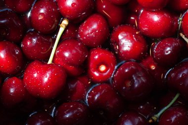 Tatlı vişne arka planı
