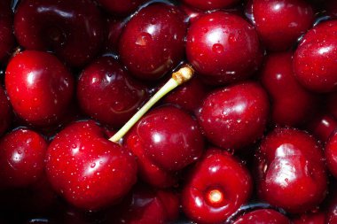 Tatlı vişne arka planı