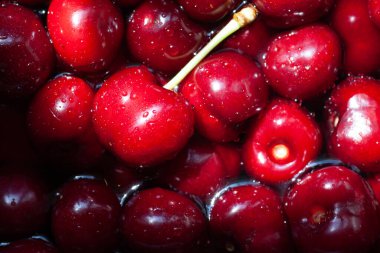 Tatlı vişne arka planı