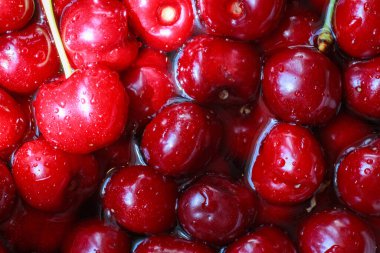 Tatlı vişne arka planı