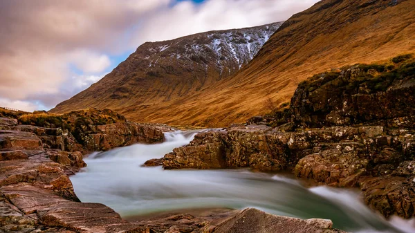 River Etive Glen Etive Scozia — Foto Stock