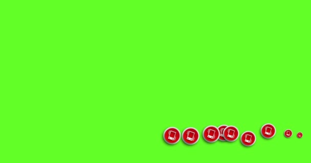 animation moderne abstraite vibration icônes mouvement fond .