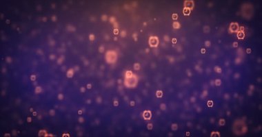 Loopable animasyon portakal çalar saat simgeler taşıma modern