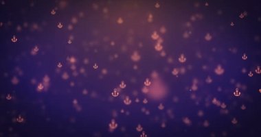 Loopable animasyon turuncu çapa simgeler taşıma modern