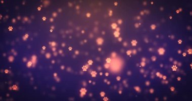 Loopable animasyon turuncu pençe simgeler taşıma modern