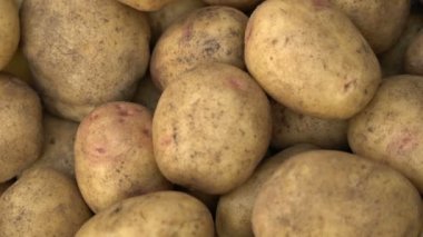 Patates kazık dönen hareketli arka plan.