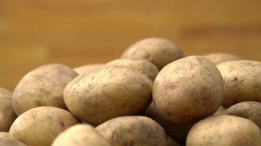 Patates kazık dönen hareketli arka plan.