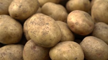 Patates kazık dönen hareketli arka plan.