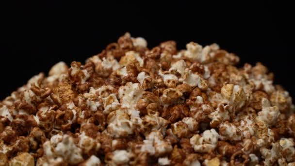 Popcorn rotation mouvement arrière-plan . — Video