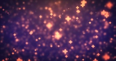 Loopable animasyon modern hareketli turuncu artı simgeler